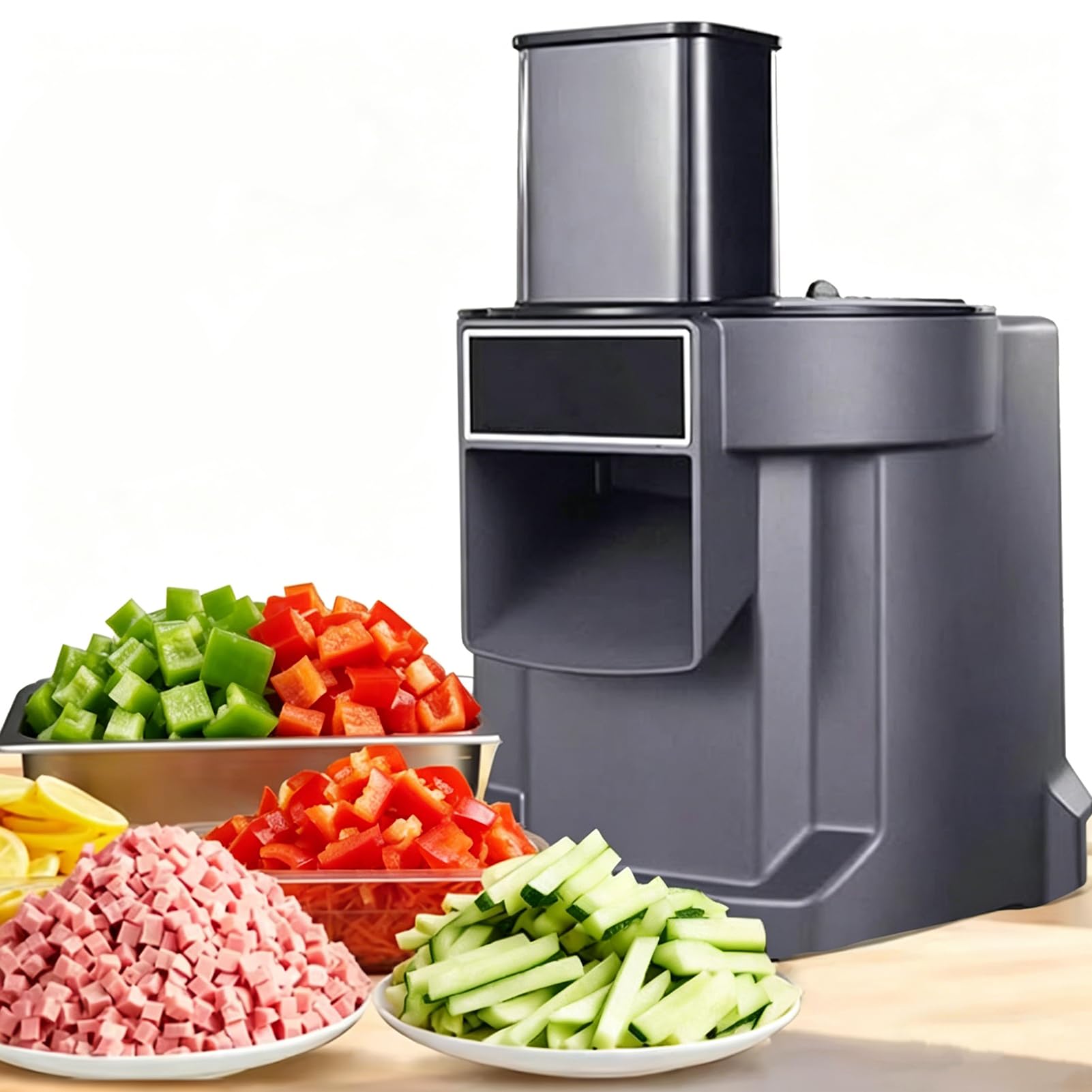 Hachoir alimentaire électrique 3 en 1 multifonction 100W pour fruits et légumes