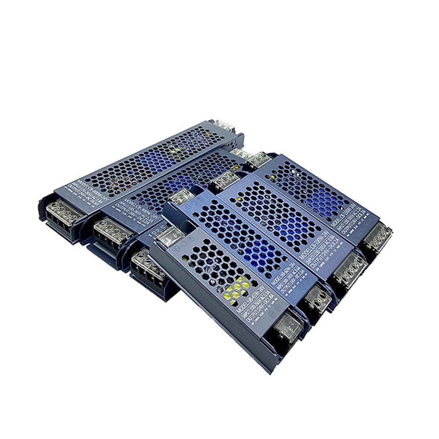 1PCS Ultra-Thin Power Supply 220V to 12V 24V Suitable for LED Strip Lighting Transformer 12 24 V Voltage 60W 100W 200W 300W 400W(24V 16.7A 400W)