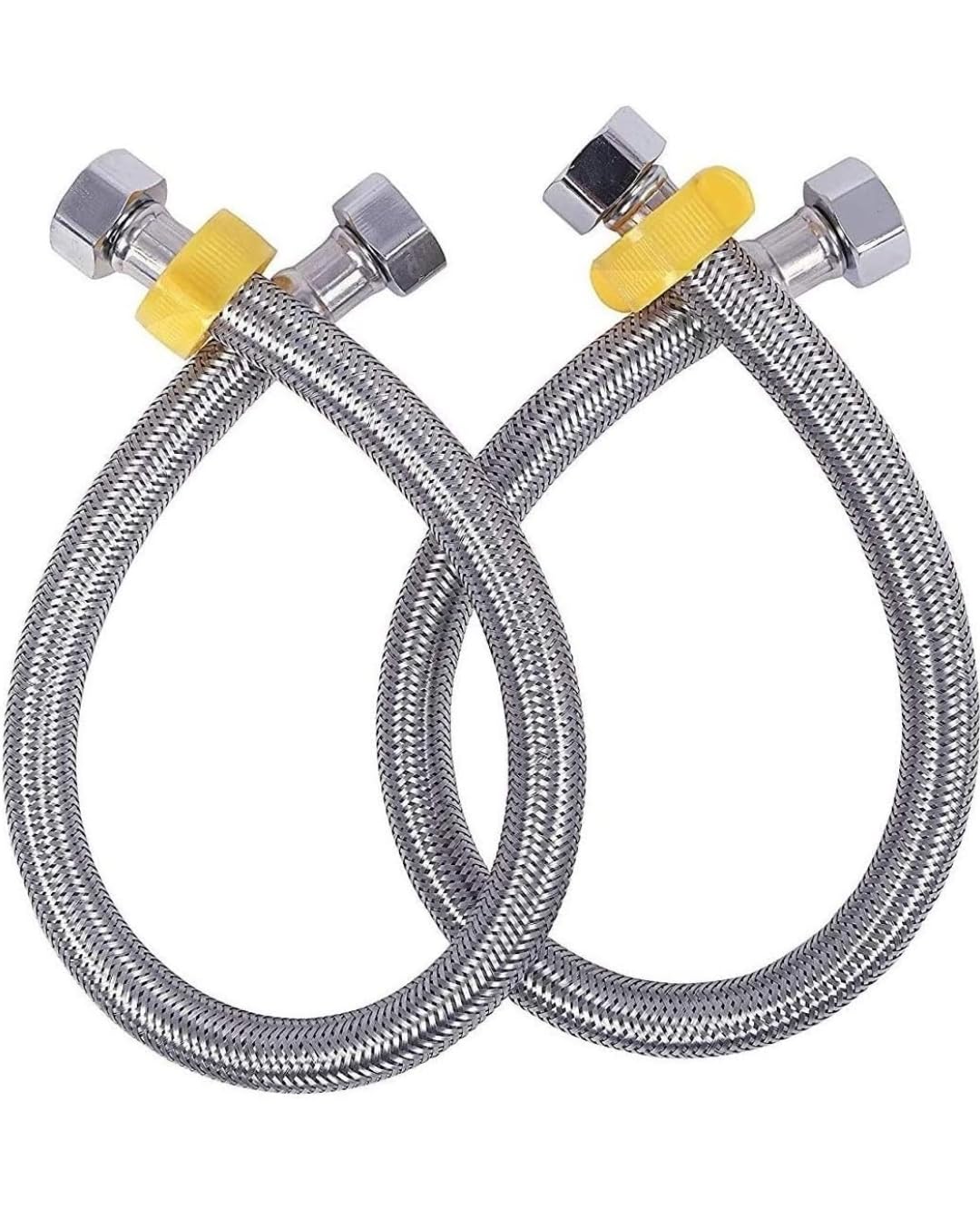 2 pcs of 24 Inch kipos Stainless Steel Connection Pipe for geyser | Connection Pipe for Faucet | Geyser Inlet Pipe | Geyser Outlet Pipe | Hose Pipes - Pack of 2-image-18