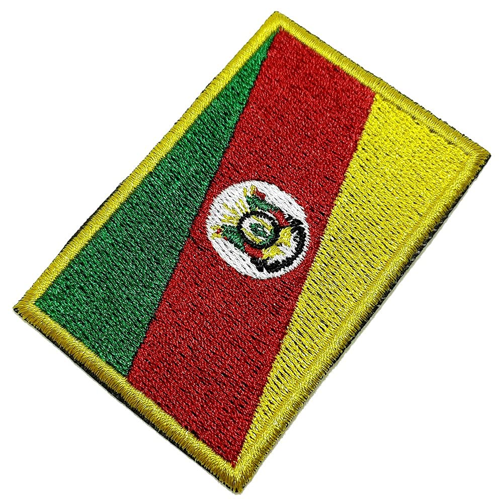 BE0019T 01 Rio Grande Do Sul Brasil RS Brazil Embroidered Patch to Uniform, Kimono, Vest Bike, Iron or Sew