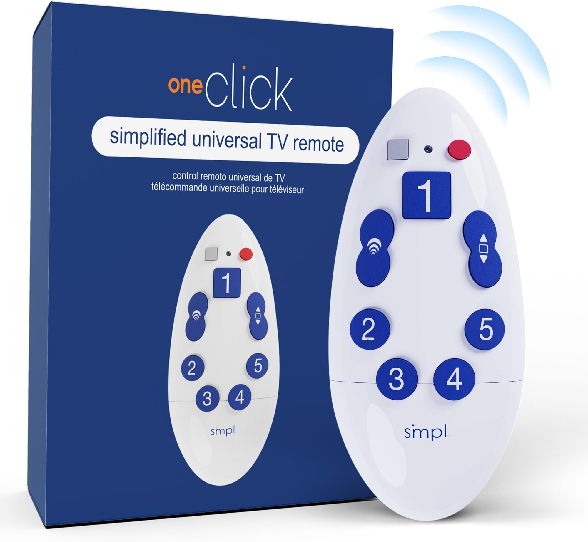 Universal TV Remote - One Click Favorite Channels by SMPL Technology Electronics