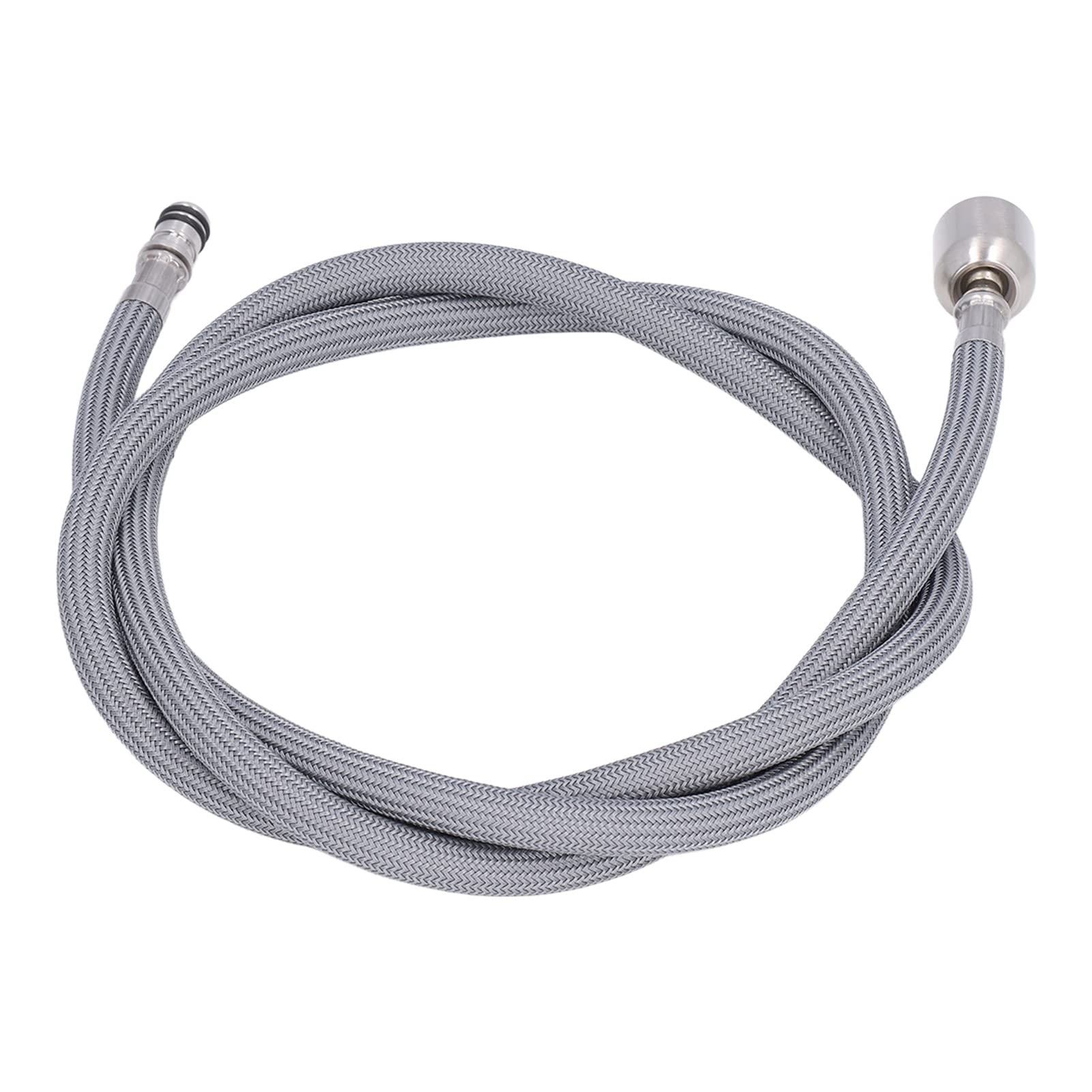 G1/2 1,5 m Tuyau de Douche Flexible en Nylon Tressé et PVC – Remplacement pour Robinet Cuisine et Salle de Bain