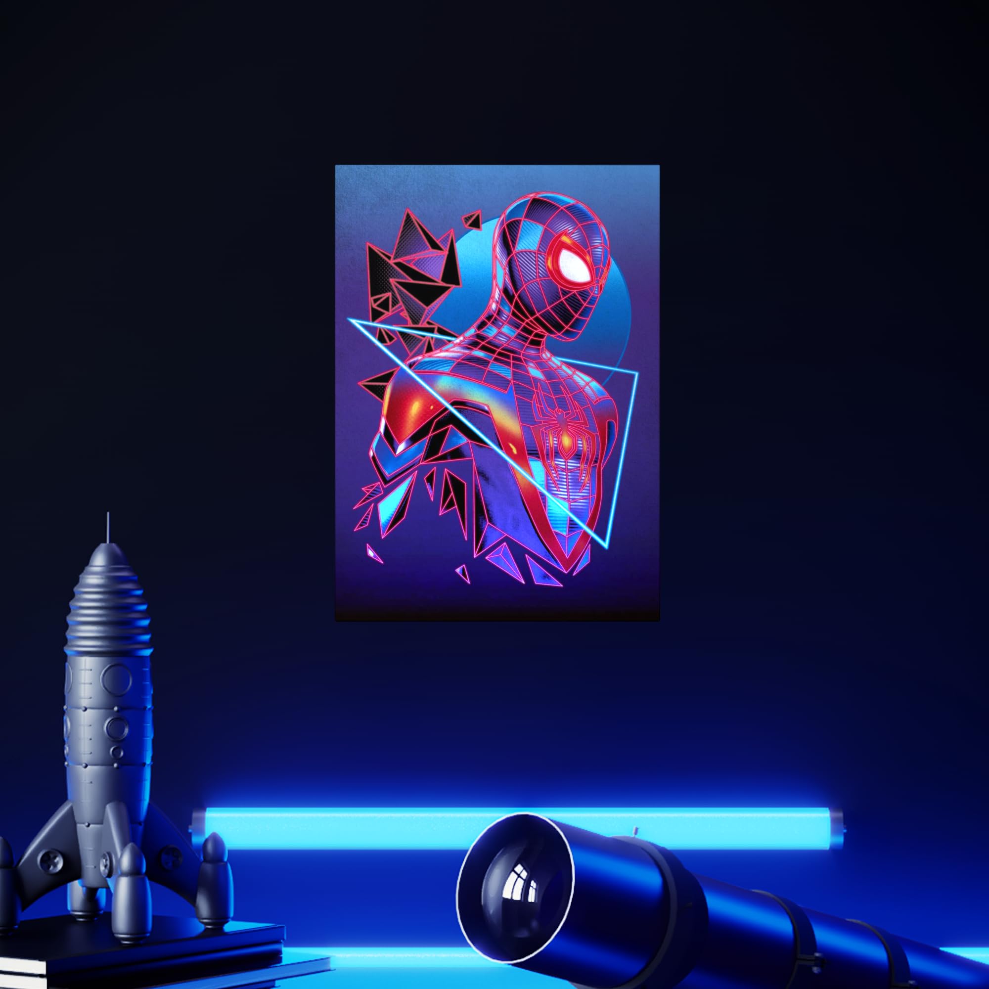 スパイダーマン DISPLATE メタリック ポスター ( #8832 )