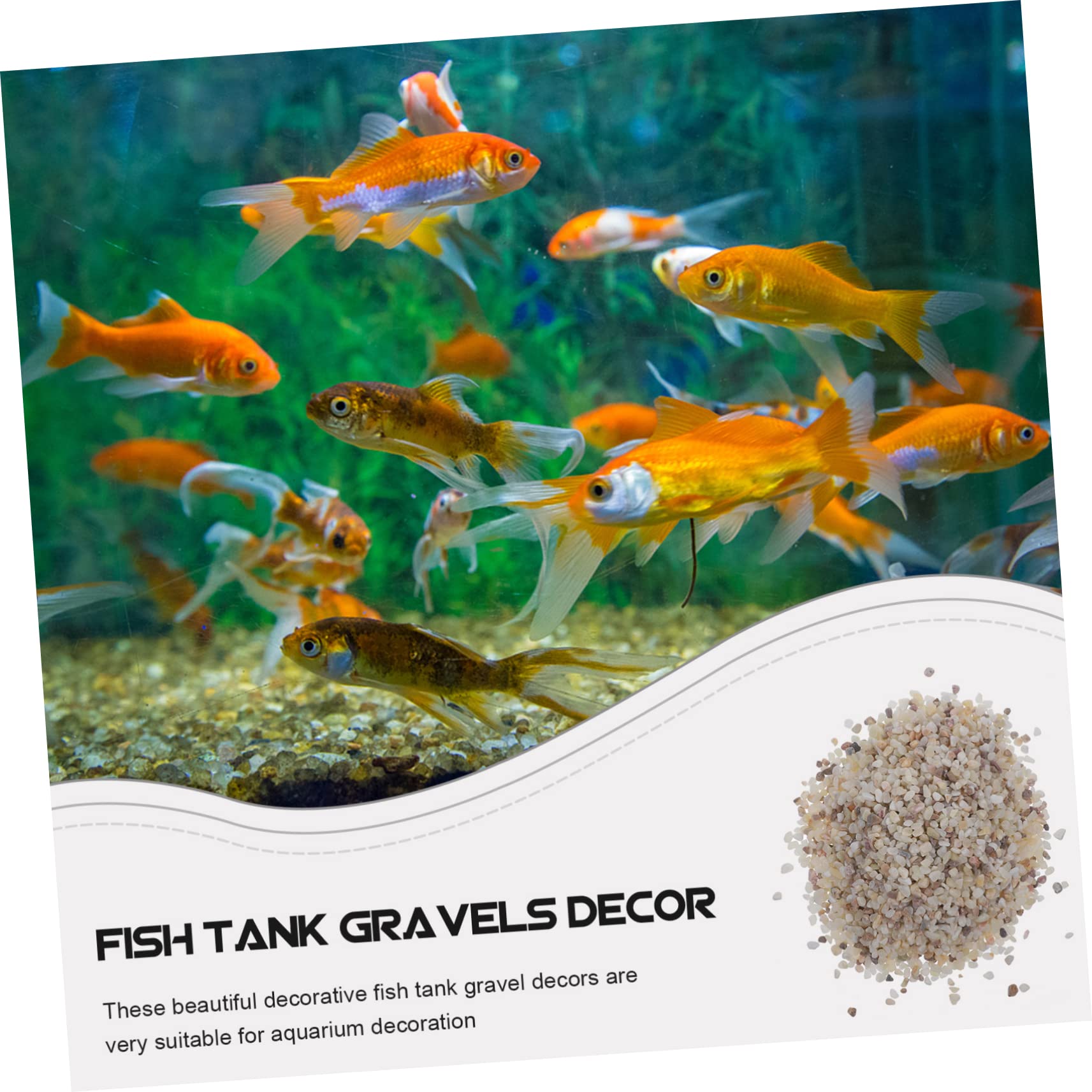 VICASKY Ghiaia per Acquario Sabbia Decorativa Ghiaia per Acquario per Riempitivo per Vasi per d Materiale per Pesci Acquatici