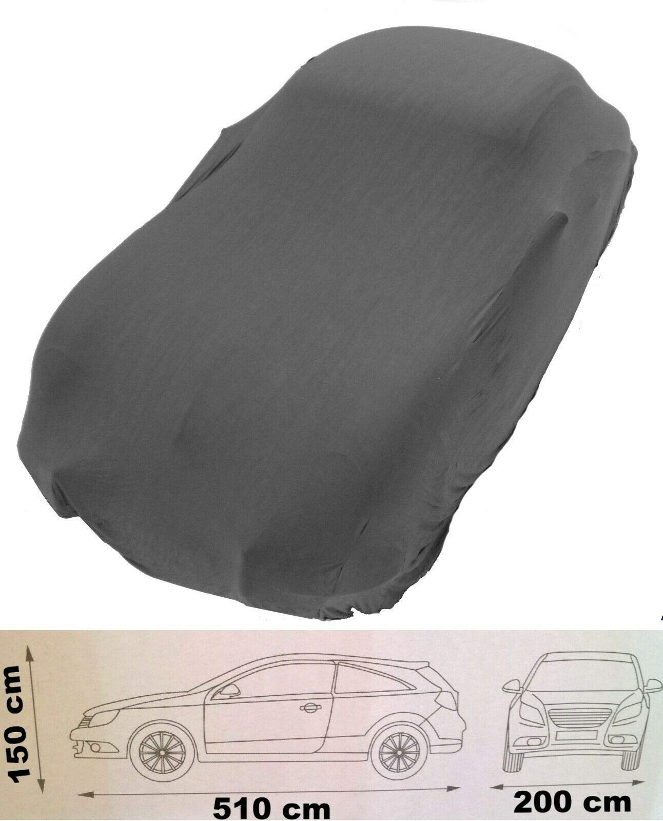 Soft Indoor Car Cover 5,10m lang Stretch Schutzhaube Ganzgarage Auto-Schutzdecke