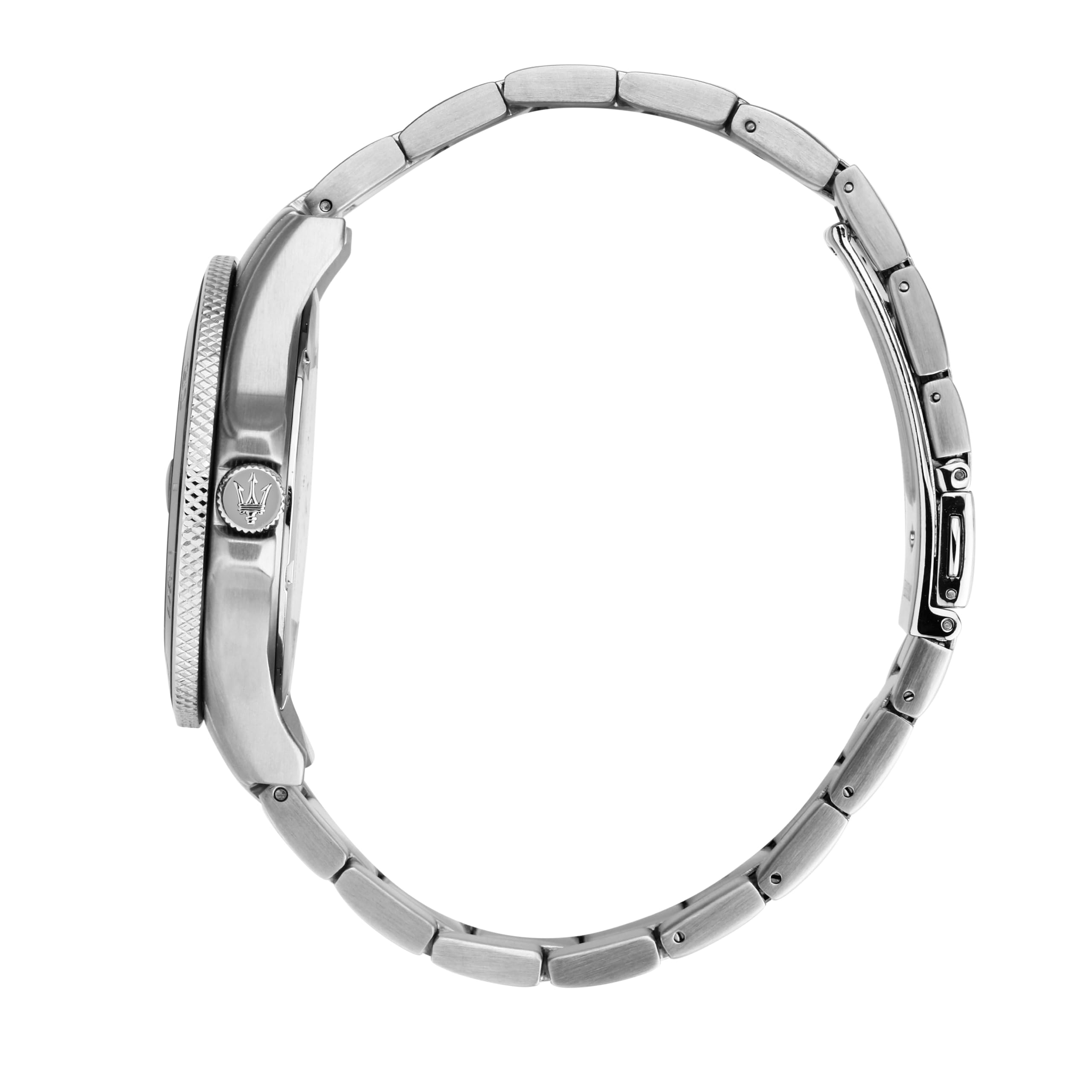 Maserati Limited Edition Orologio Uomo, Tempo, Data, Analogico, Cinturino in Acciaio, Impermeabile, Collezione Competizione - R8853100039