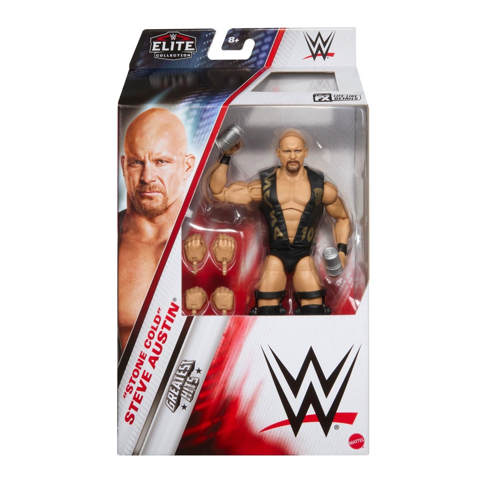 Amazon.com: WWE Stone Cold Steve Austin Elite Greatest Hits 8 Toy