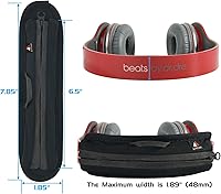 Vista 4 de TXEsign Protector universal de repuesto para cojín de diadema compatible con auriculares ATH M50X, QC 35i/35ii, QC25, Solo 2/Solo 3, Studio 2/3 Negro