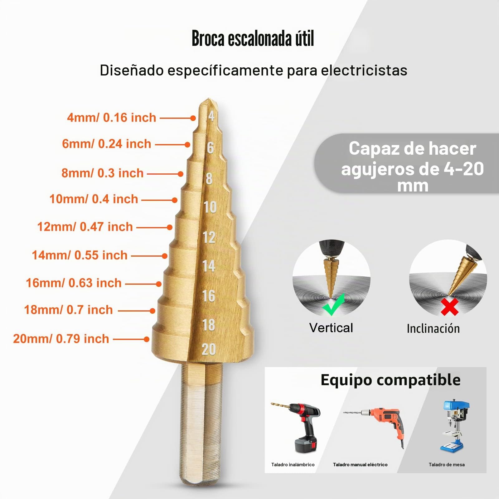 VEVOR Kit de Perforación Hidráulica Presión de 10 T con 6 Punzones Perforadora Hidráulica Manual con Maletín Portátil Kit de Perforadora Hidráulica 12,7-50,8 mm para Metal Acero Aluminio Plástico