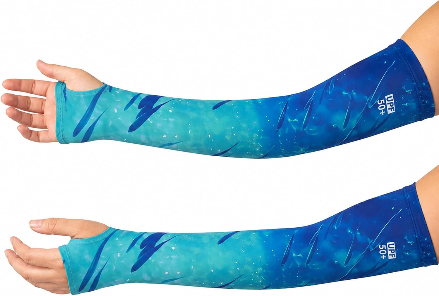 UPF 50+ Cooling Arm Sleeves for Outdoor Sports, 1 Pair