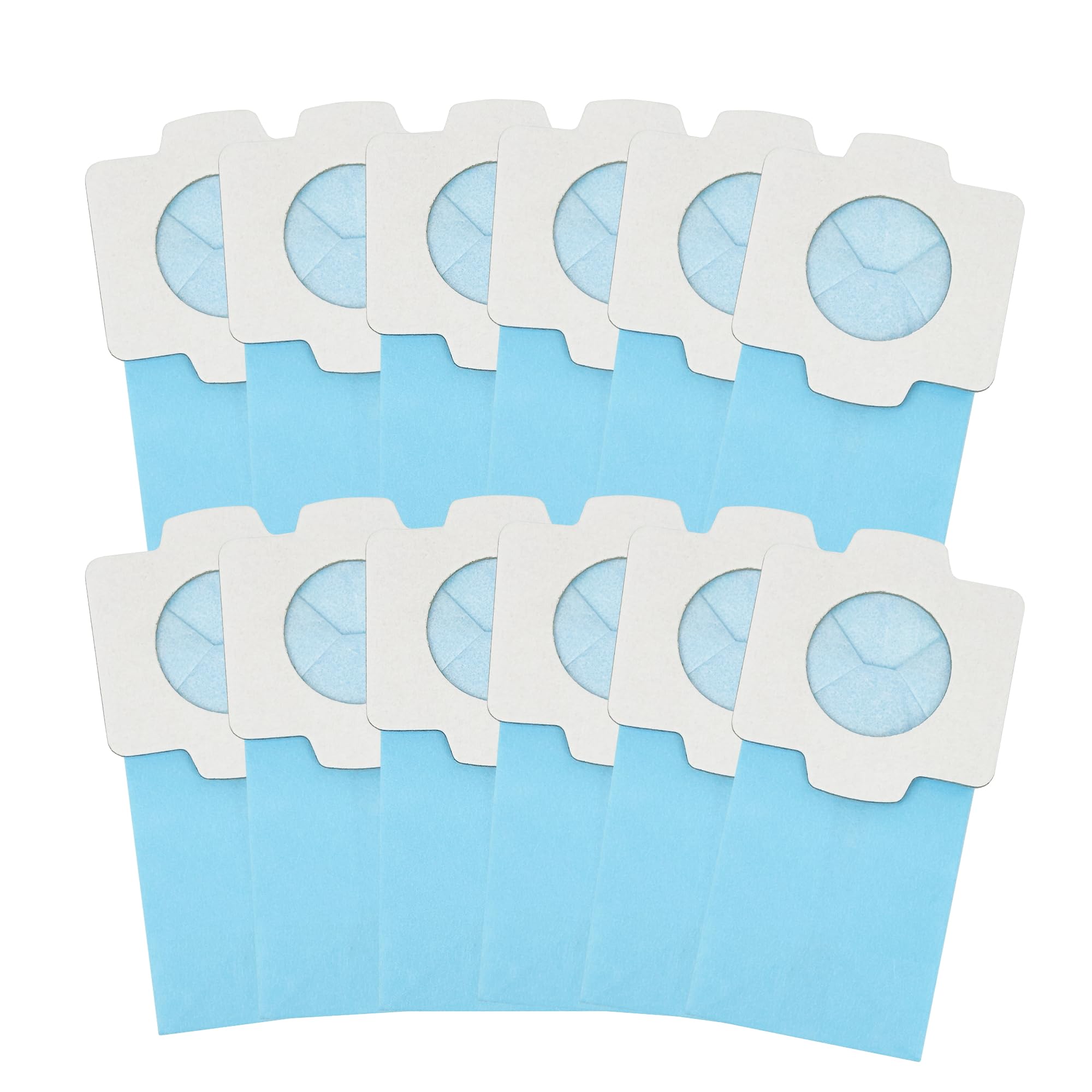 12 Stück Staubsaugerbeutel Papier – Ersatzbeutel Für Makita Akku-Staubsauger (kompatibel Mit DCL182, CL107 Etc.)