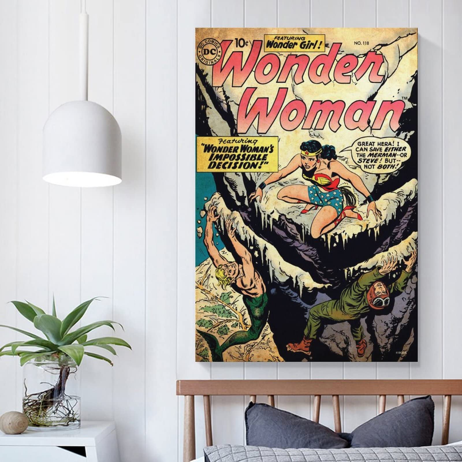 ワンダーウーマン　キャンバス地　ポスター ワンダーウーマン キャンバス地 ポスター ワンダーウーマン