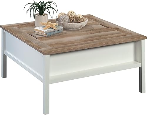 Miniatura 4 de Mesas de café, mesa de té y cóctel y mesa auxiliar, mesa cuadrada multifuncional para sala de estar con almacenamiento, mesa central para sala de