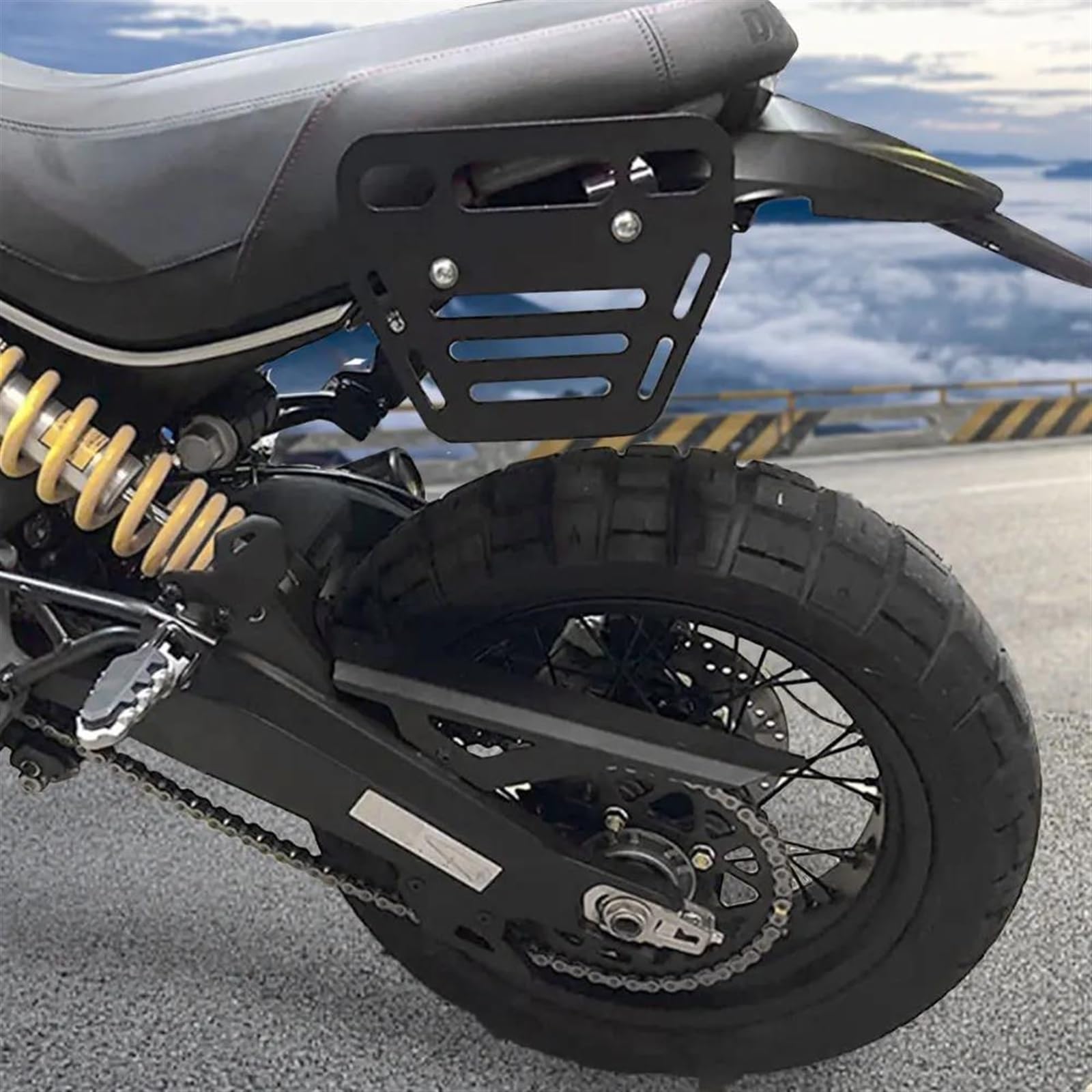 Scaffale portaoggetti Accessori Moto Supporto Portapacchi Laterale Posteriore Staffa Portapacchi per D&ucati per Scrambler 620 800 2015-2021