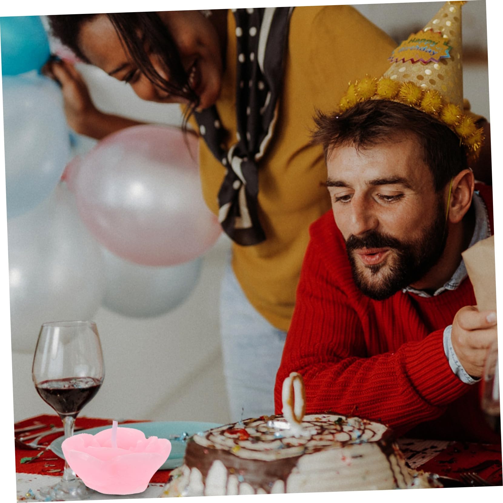 Zerodeko 18pezzi Candele Galleggianti Rosa Per Decorazioni Nuziali e Feste Candele Fluttuanti Aromatiche Per Atmosfere Romantiche e Arredamento Domestico