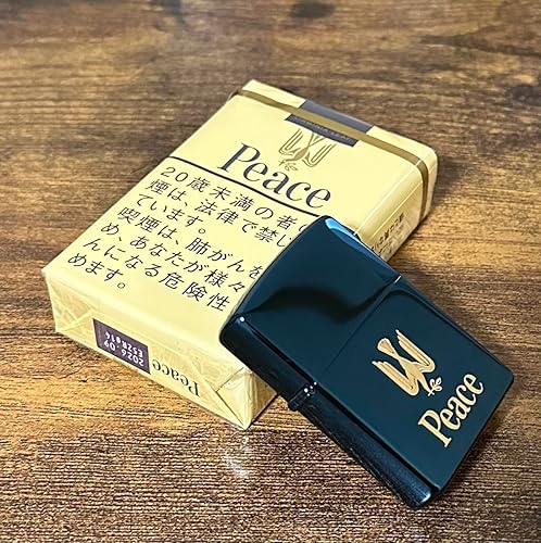 Amazon | zippo（ジッポー）Peace ブルーチタン 懸賞商品 1995年製造