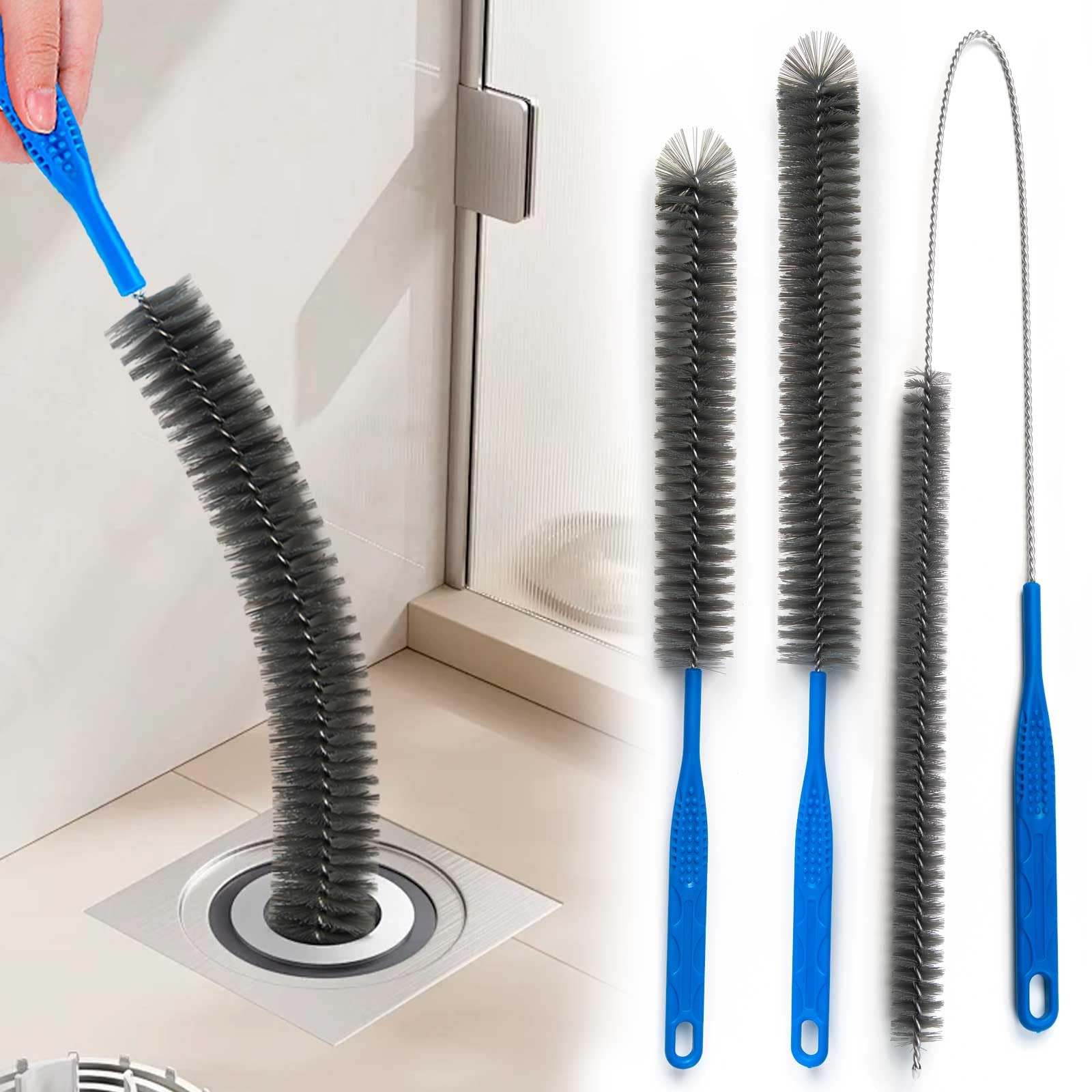 Drain Brush and Drain Snake Cleaner Tools
