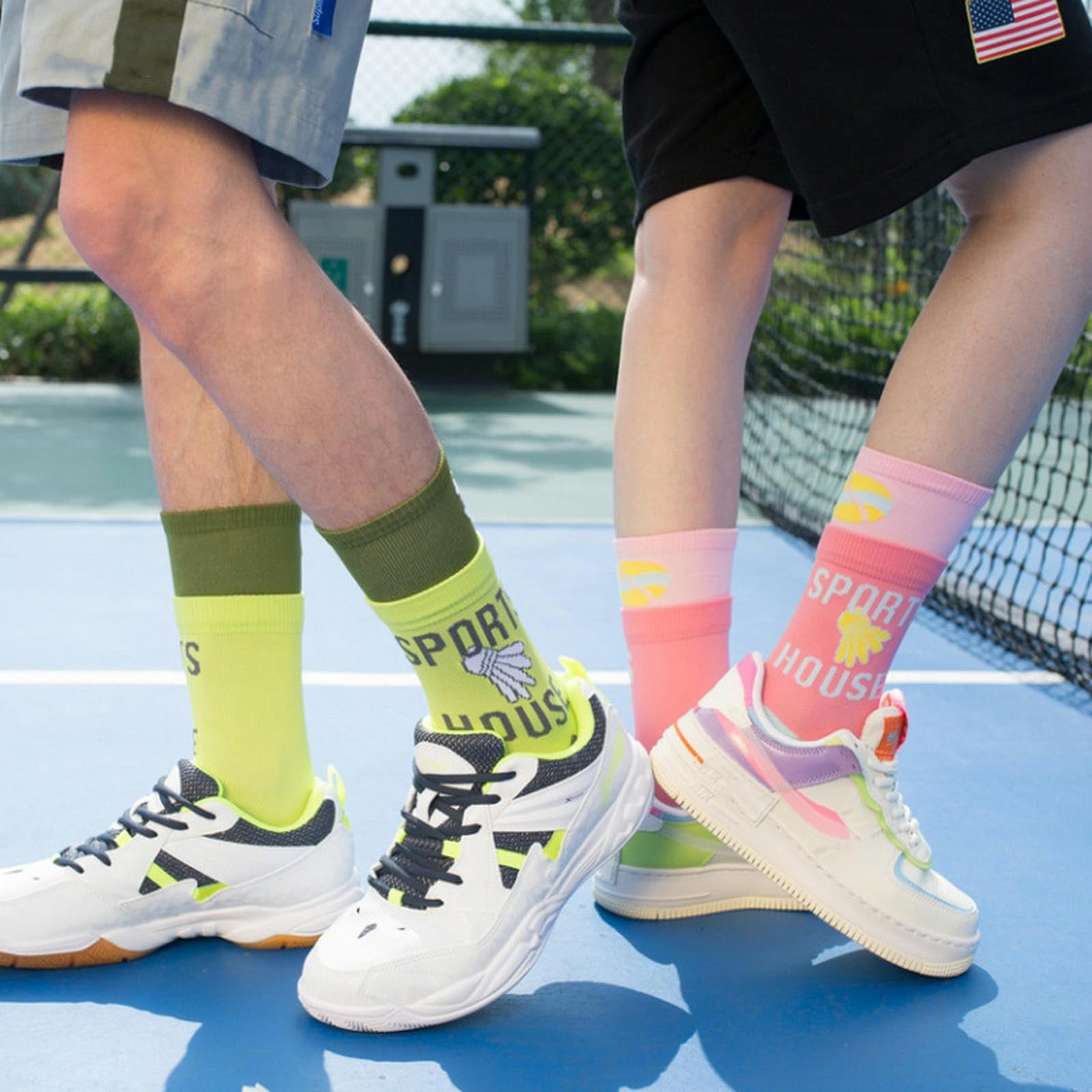 Skarpety męskie i damskie antypoślizgowe skarpety do badmintona skarpetki do badmintona Bottom Dezodorant Outdoor Sports Socks męskie i damskie prezenty-kobiece Tiansan