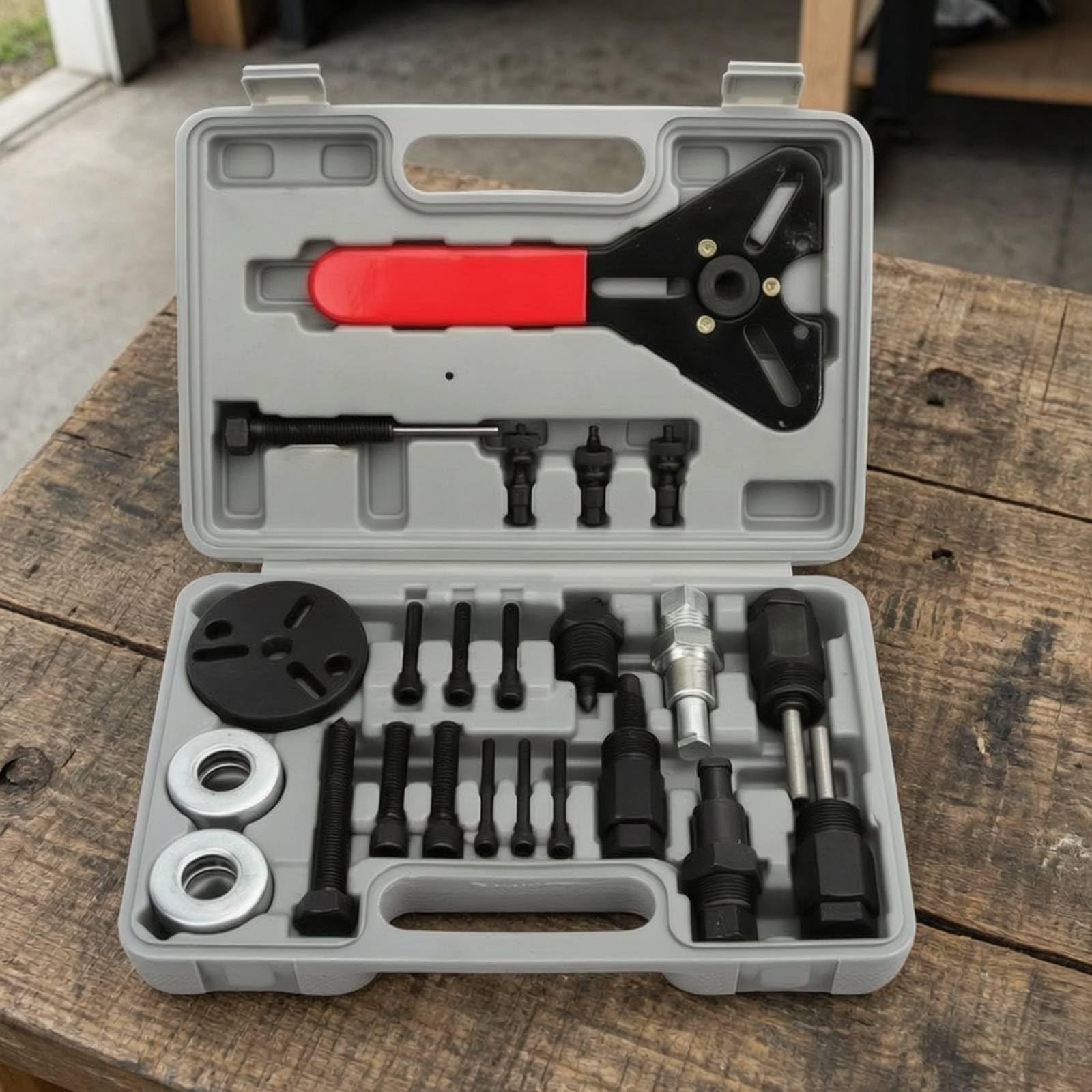 Estrre Del Mozzo Della Frizione Del Compressore Climatizzazione Robusto Kit Estrre Frizione Compressore Comp Attrezzi per Garage, style to 2