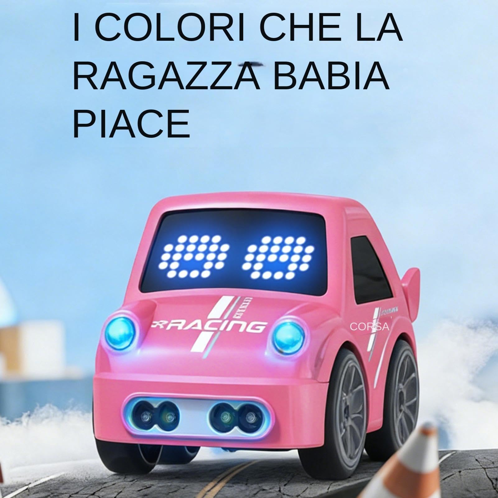 Macchinine Radiocomandate per Bambini Camion Robot Giocattolo Interattivo | Camion Telecomandato Intelligente con Modalità Segui E Bambini Bambine Ragazzi Scuola Asilo Interni Ed Esterni Casa Sala