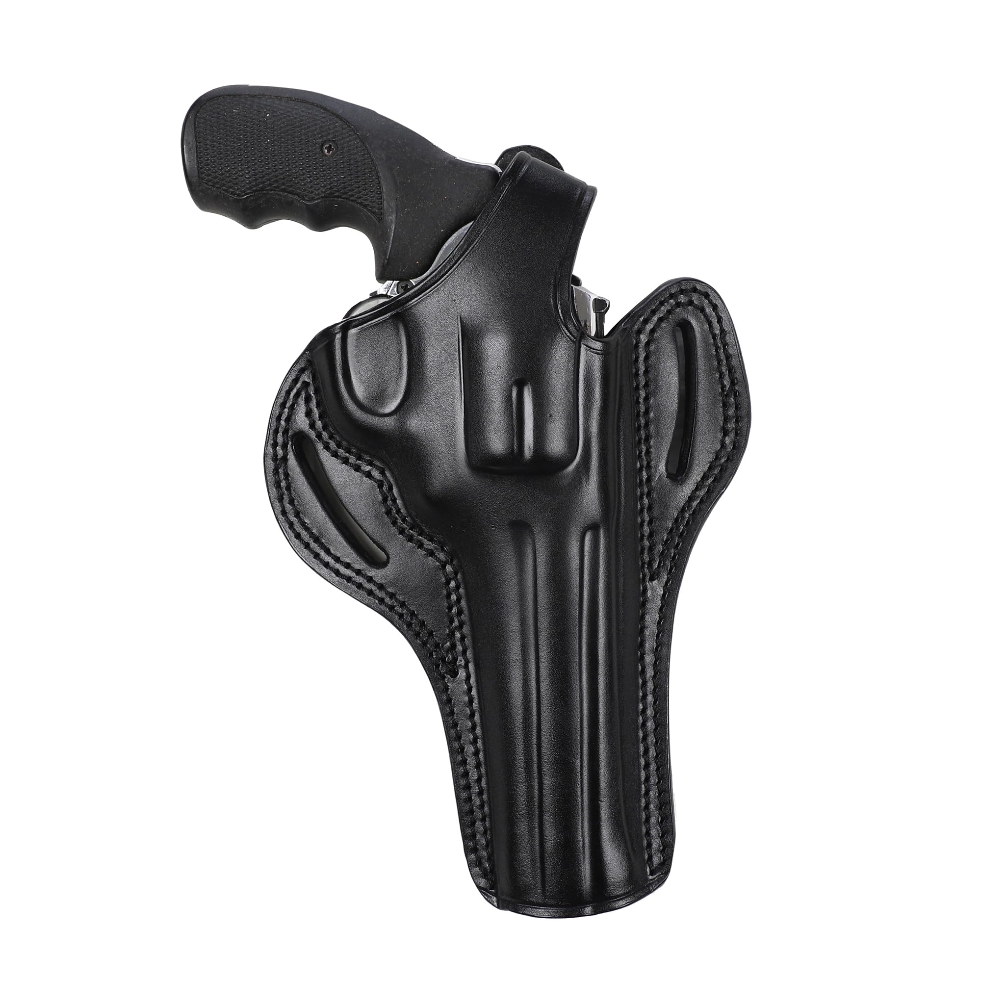 Pusat HolsterPremium Leather Thumb Break Gun Belt Holster 6 inch 357 MAG for Revolver EAA Windicator Right Hand