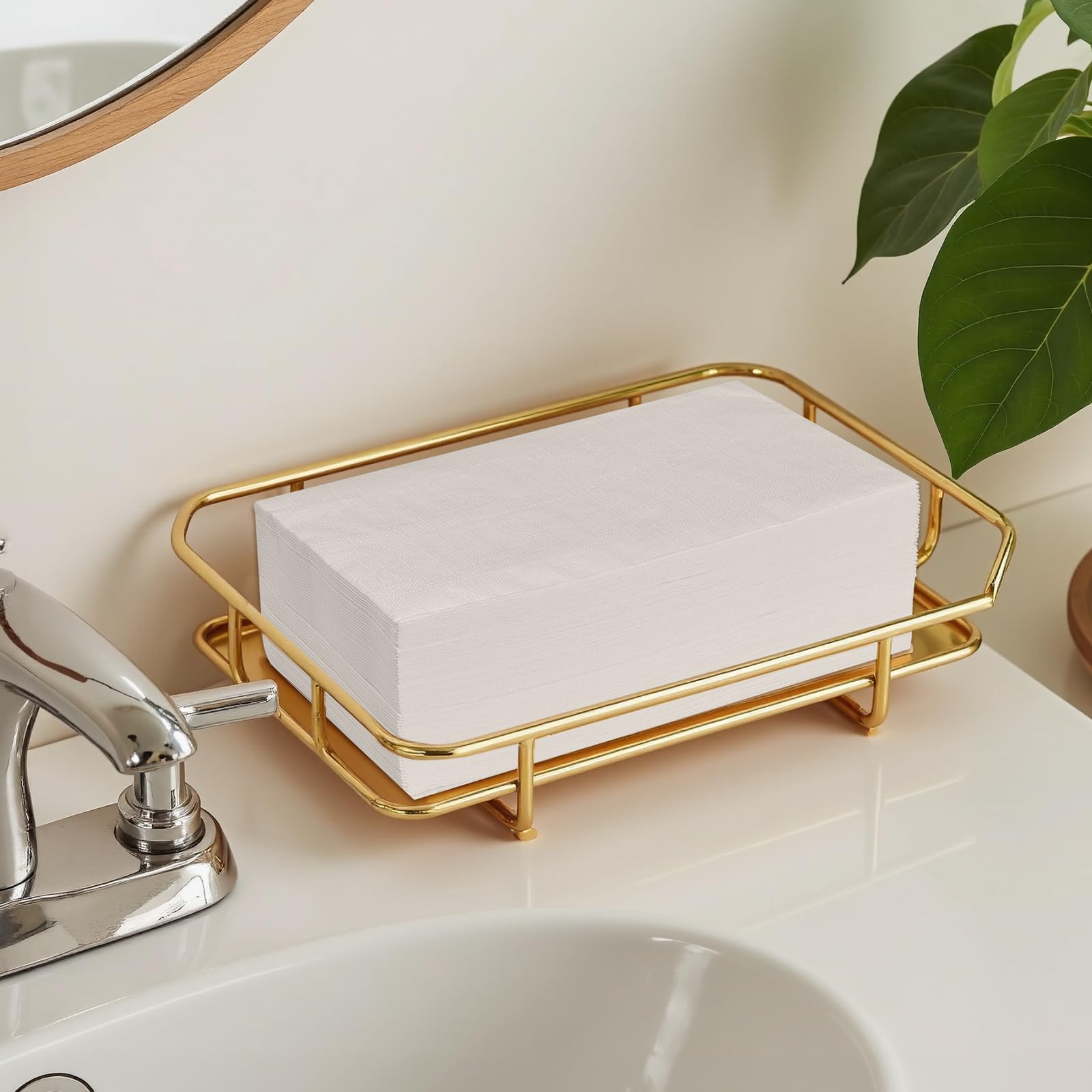 Toallas desechables de alta calidad para invitados, 200 servilletas de papel con tacto de lino, servilletas de baño suaves y absorbentes de 3 capas, elegantes toallas de mano blancas para