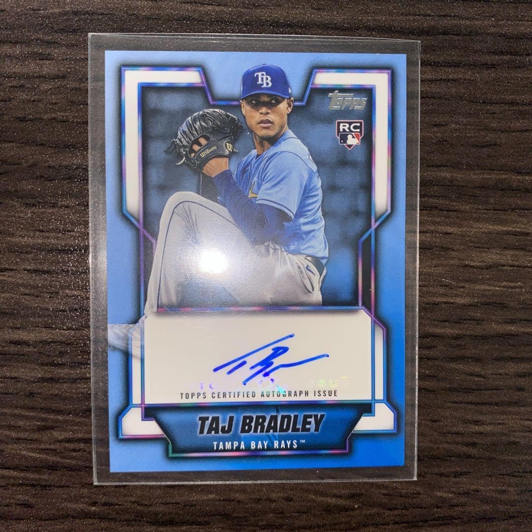 Amazon.co.jp: 2023 topps japan editionタージ・ブラッドリー 直筆