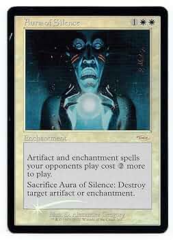 [MTG]沈黙のオーラ/Aura of Silence [10ED][Foil] Amazon.co.jp: MTG 沈黙のオーラ Aura of Silence （プロモFoil