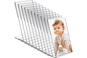 5x7 Slanted Acrylic Picture Frame Stand for Multiple Displays