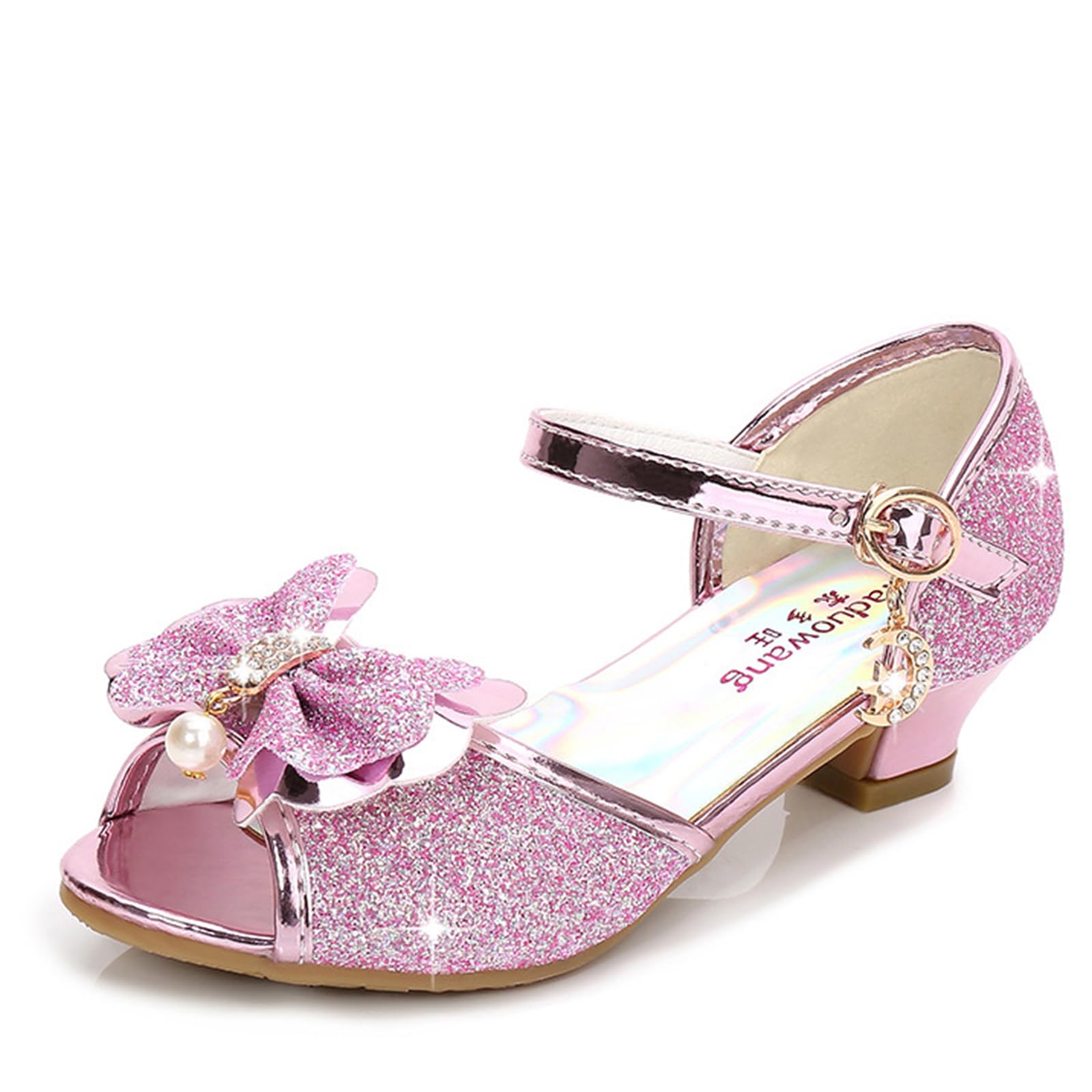 Girl's Princess Mary Jane Pump Shoes - Pink Silver Blue Purple White - Size 12 Months — view 17