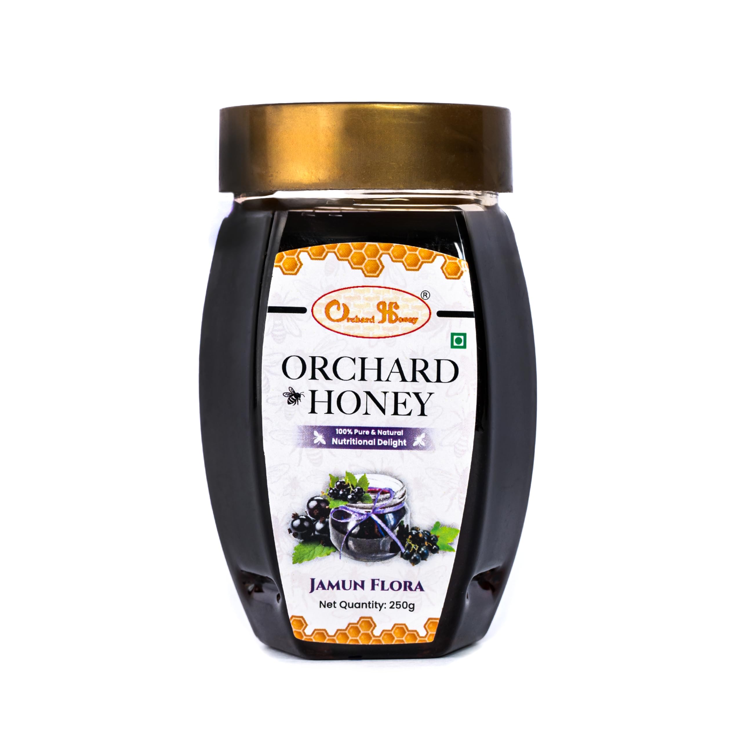 Orchard Honey || Jamun Flora - 250gm || 100% Pure || No Added Sugar & Adulteration || Fitness & Health || Natural Immunity Booster || Rich in Antioxidants