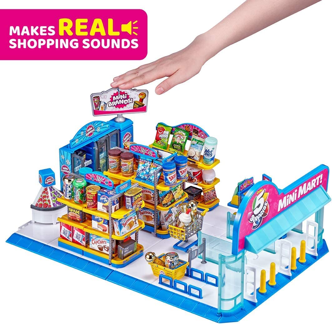 Buy 5 Surprise Mini Brands Mini Mart Playset Series 3 By ZURU With 5 