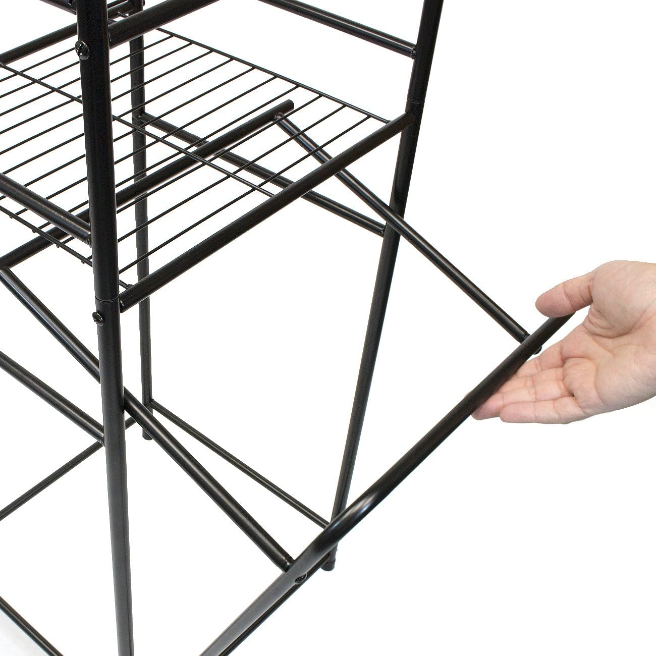 Sorbus Bathroom Tower Hamper Organizer - Features Tilt Out Laundry Hamper and 2-Tier Storage Shelves - Great for Bathroom, Laundry Room, Bedroom, Closet, Nursery, and more