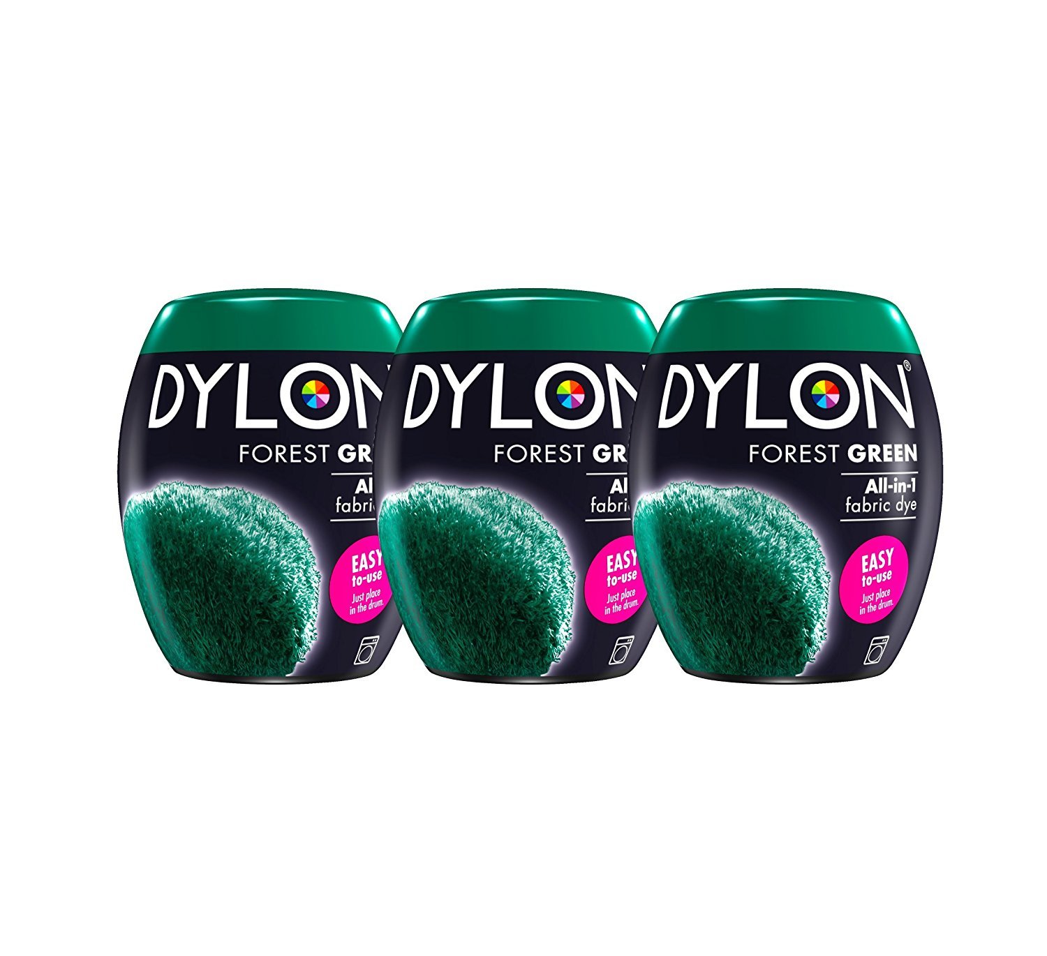 Dylon Machine Dye Pod Forest Green, Set of 3