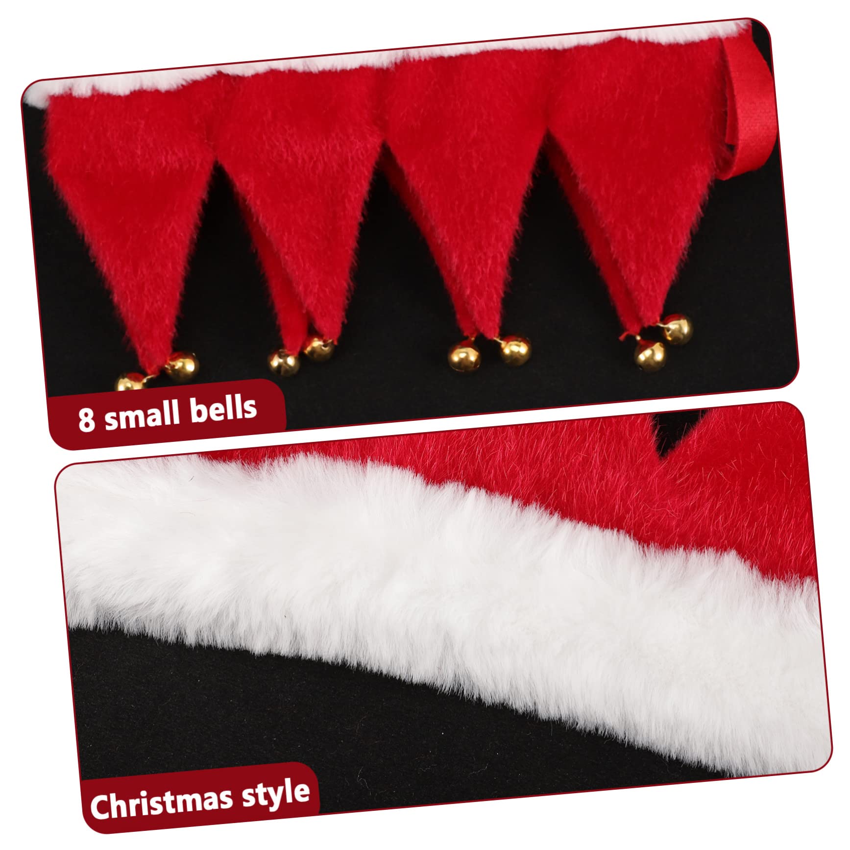 Supvox 5stücke Verstellbares Weihnachts- Für Haustiere Mit Glöckchen Dekoratives Für Hunde Und Für Festliche Anlässe Und Fotoshootings