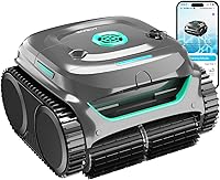 WYBOT C2 Cordless Robotic Pool Cleaner: Dual Filtration, 180-Min Wall & Waterline Cleaning, App Scheduling, Smart Navigation for Inground/Above-Ground Pools