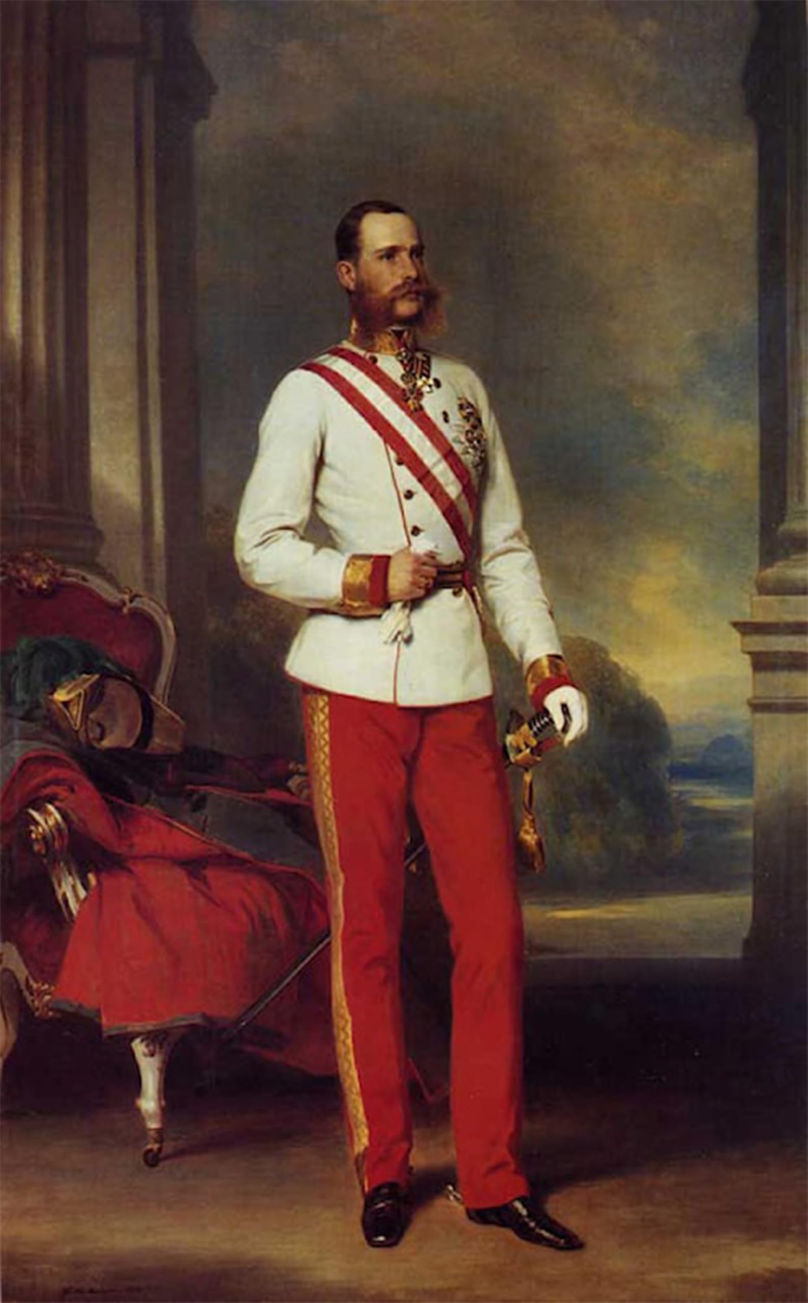 Impression sur toile de qualité supérieure Winterhalter 60x90cm