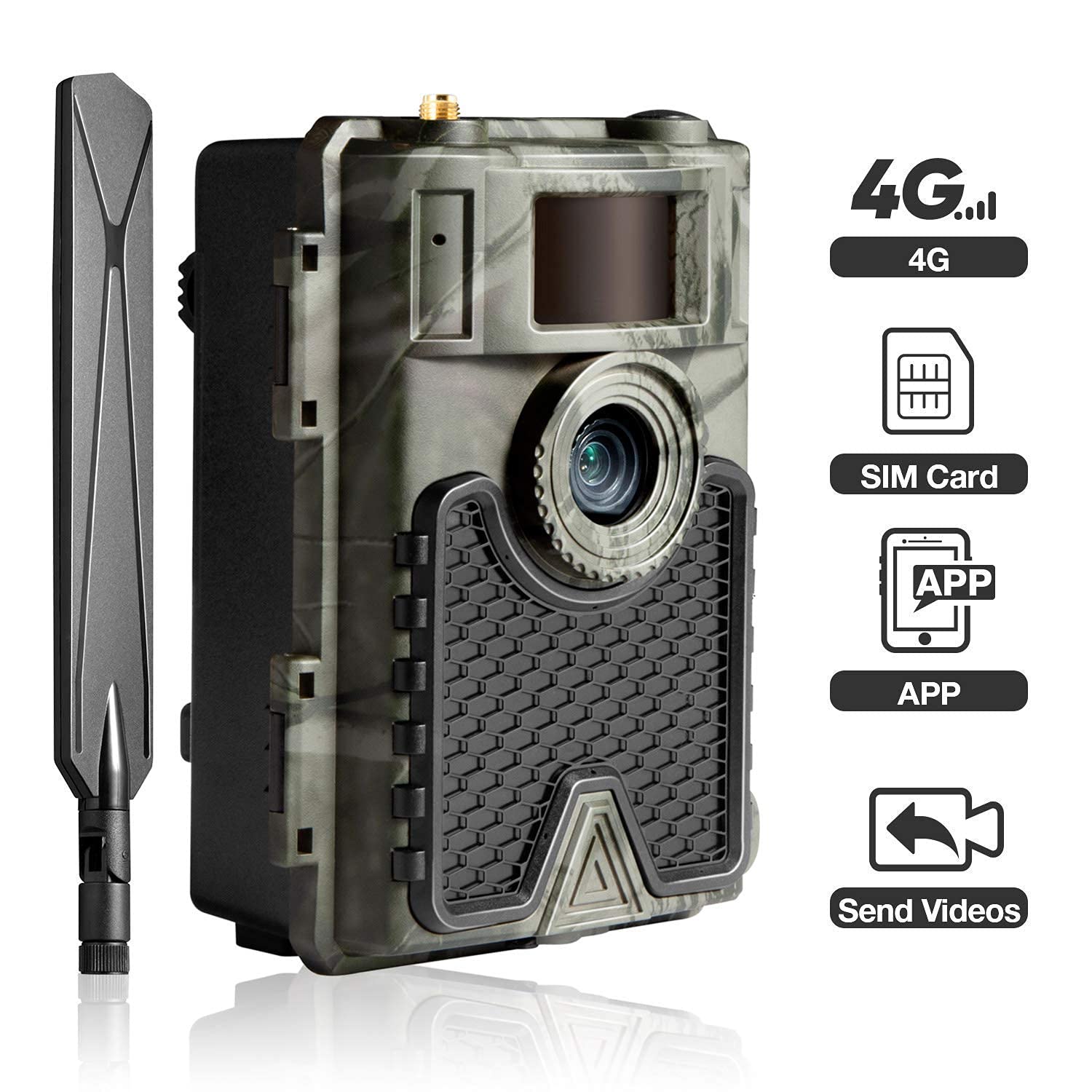 Amazon.com: WingHome 4G Cellular Trail Camera Hunting Accessery Wildlife  Scouting Farm Monotoring Cam with Phone APP and SIM Card+ Hunting Game  Camera Holder : Sports & Outdoors