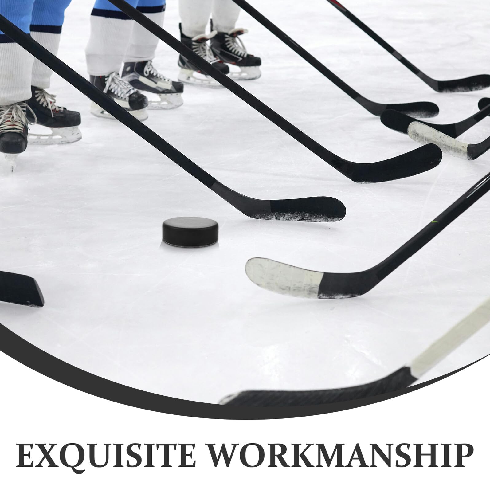 ABOOFAN Set 15 Dischi da Air Hockey Pesanti Neri per Allenamento Hockey su Ghiaccio Accessori per Gioco da Tavolo Dischi da Allenamento e Forniture Sportive