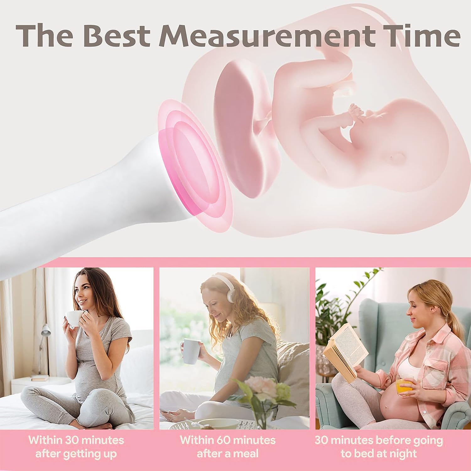 Bag for Baby Monitor Easy to Use at Home Accessories Fetal Pregnancy Women Heartbeat Portable Doppler XY34