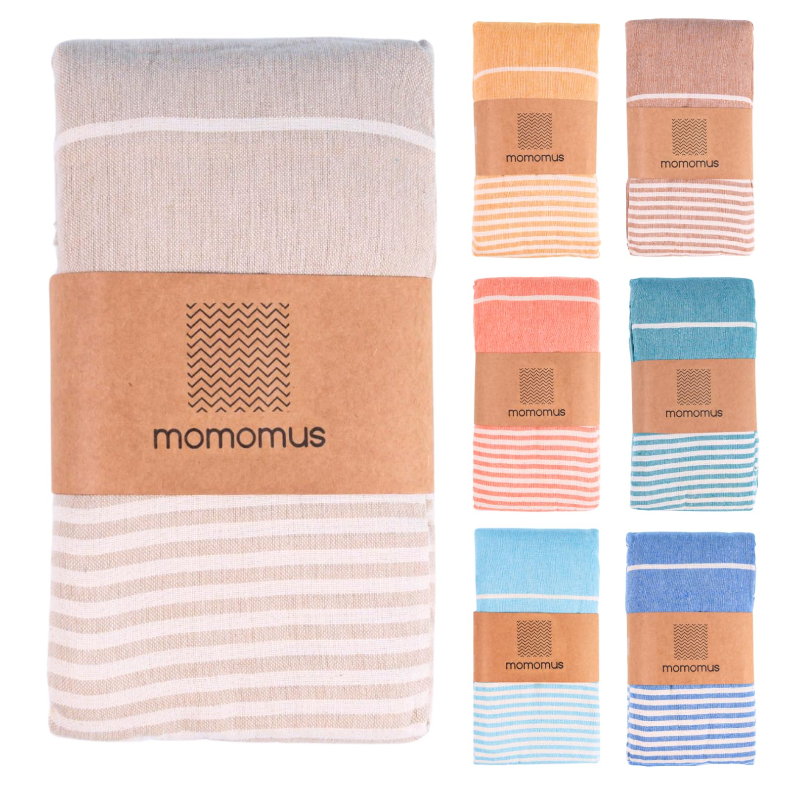 Amazon.com: MOMOMUS Extra Large Turkish Beach Towel Style – Made
