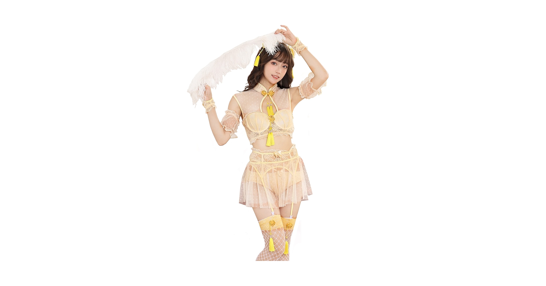 【完売品】7点セットMalymoon グランプリ作品　ウェイトレスチャイナ Amazon.co.jp: [Malymoon] チャイナ ウェイトレス チャイナ