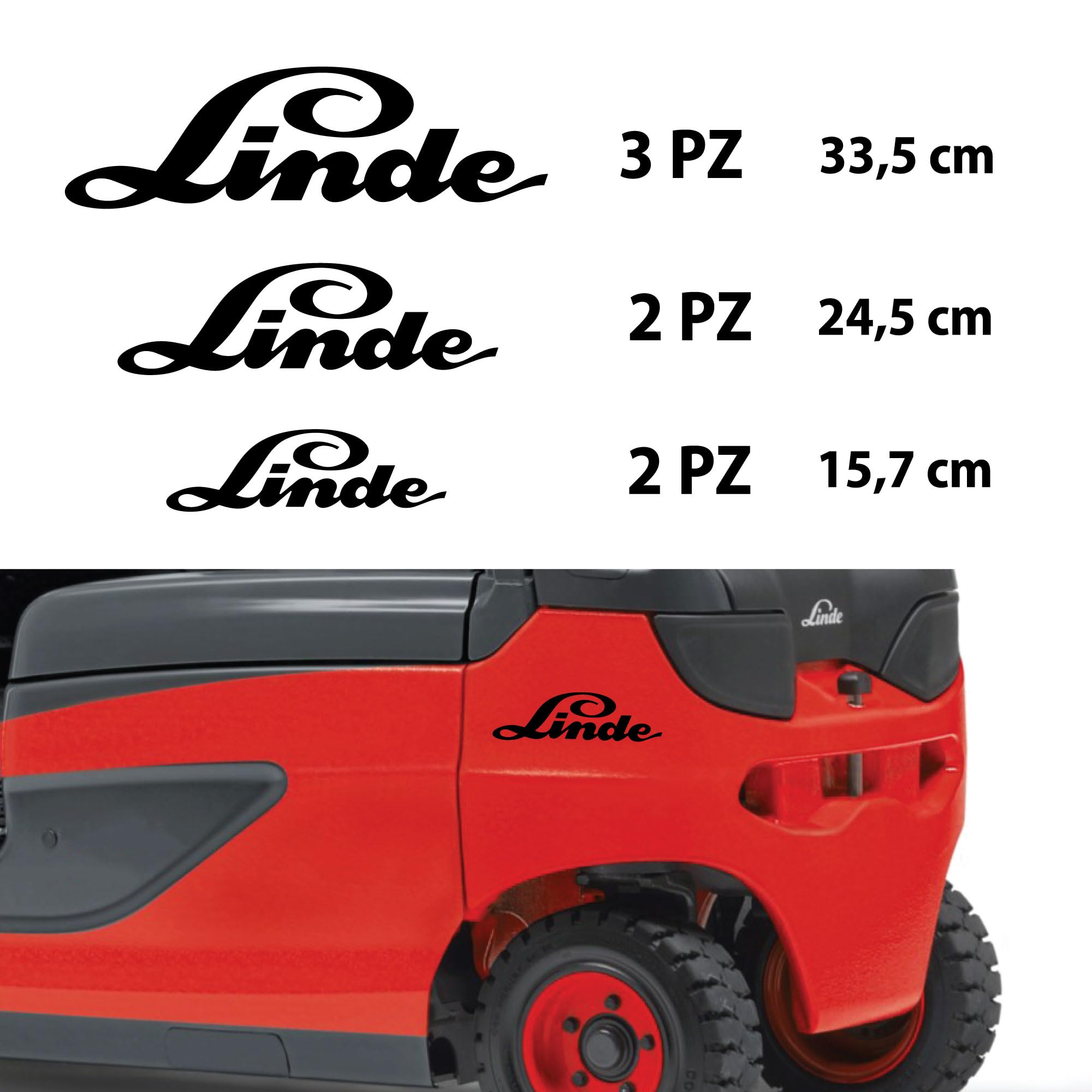 Decal Vinile Grigio Scuro Decalcomania Per Carrello Elevatore Crown &ndash; Grigio Scuro, Vinile, Aftermarket Adesivo Vinile Grigio Scuro Per Forklift