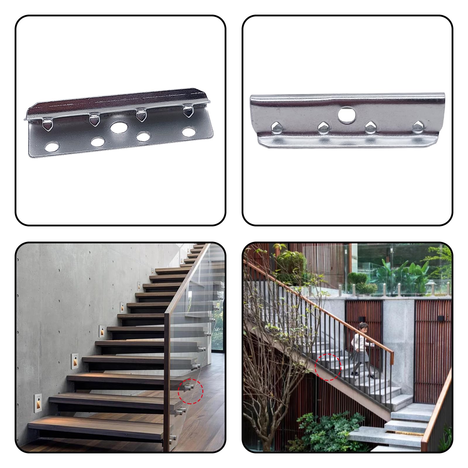 30 clips de extremo de metal para correas de goma, 1/2 x 2 pulgadas de repuesto para tapicería de muebles, clips de extremo para sofá, silla, muebles con tornillos