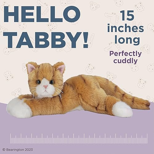 Miniatura 2 de Bearington Tabby - Gato atigrado a rayas naranjas gatito de 15 pulgadas