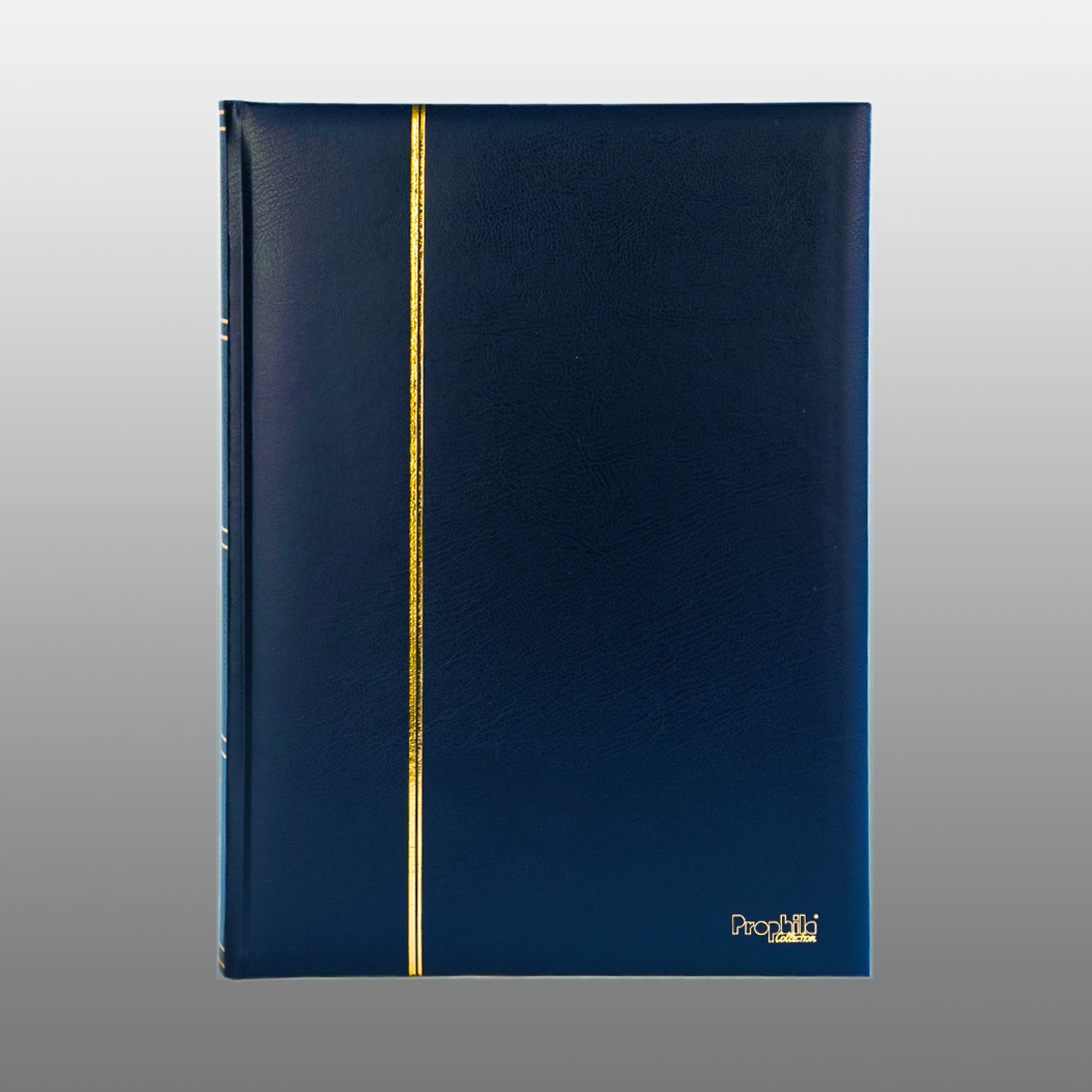 album di bollo (nuovo) 60 pagine divise bianche, copertina blu