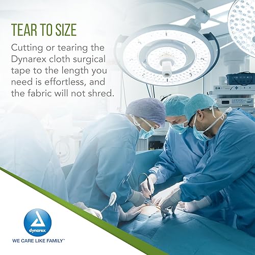 Vista 6 de Dynarex Cinta quirúrgica de tela, 1 pulgada, 12