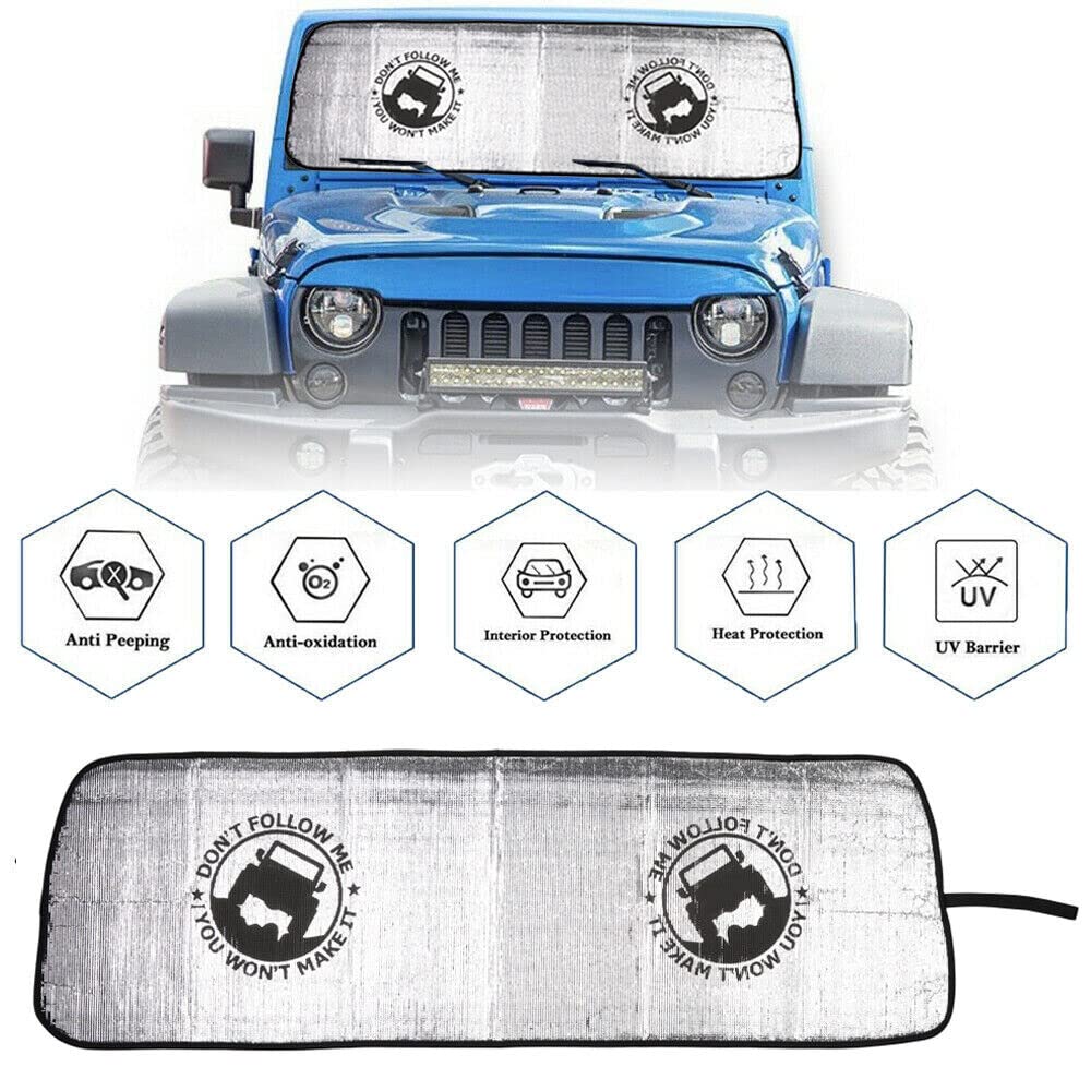Parasole Per Parabrezza Compatibile Jeep Wrangler JL / Gladiator JT