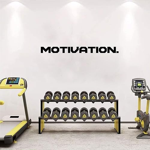 Miniatura 4 de Calcomanías de vinilo de motivación para gimnasio, calcomanías de entrenamiento, inspiradoras citas de pared para gimnasio, motivación (motivación)