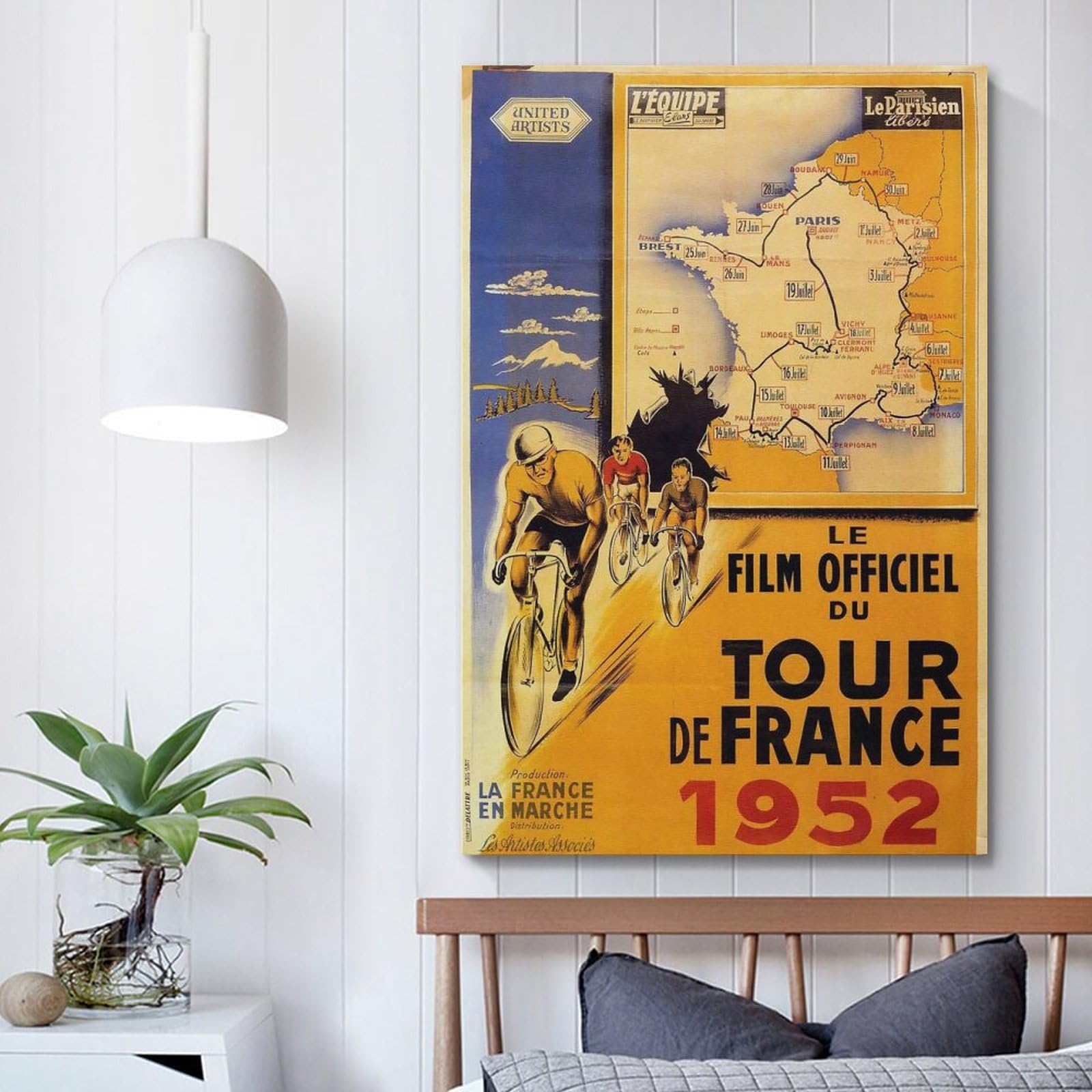 VéLO LA FRANçAISE DIAMANT Rkkf-POSTER HQ 45x60cm d'une AFFICHE VINTAGE
